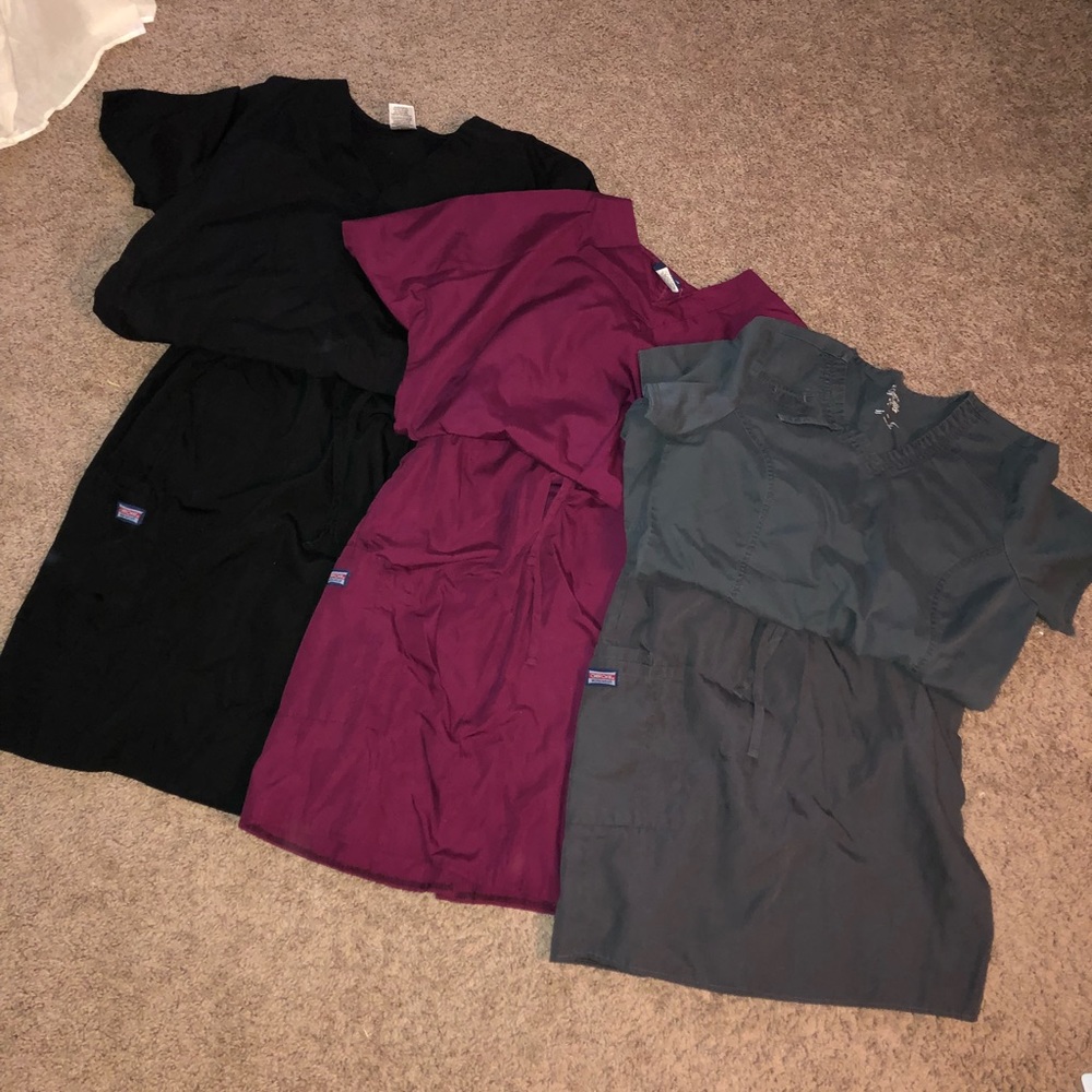 Work Scrubs Skirt and Top Sets